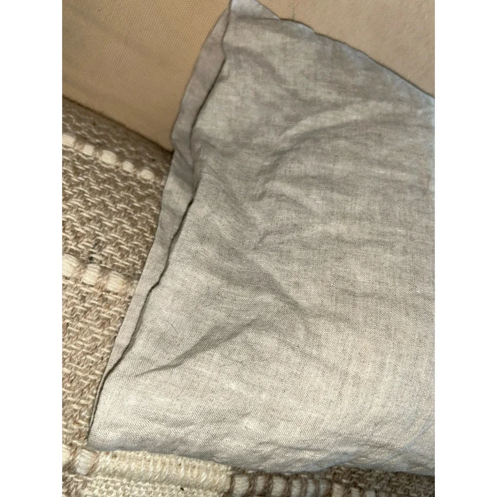 restoration hardware baby & child organic linen pillow (includes insert)